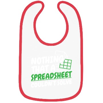 Discover Accountant Accounting Spreadsheet Bibs