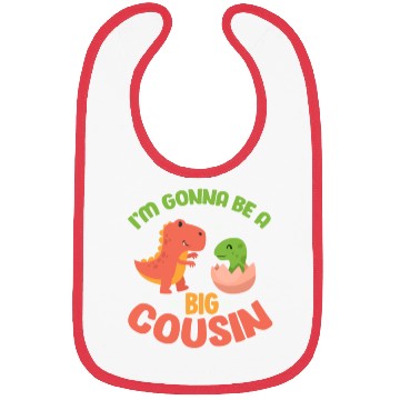 Discover I'm Gonna Be A Big Cousin Pregnancy Announcement Bibs