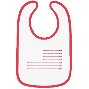 Discover American Flag with Arrows Archery Bow Hunting Bibs