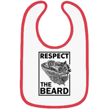 Discover Bearded Dragon Respect The Beard Lizard And Reptil Bibs
