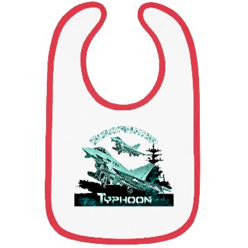 Discover Eurofighter Typhoon fighter jet Bibs