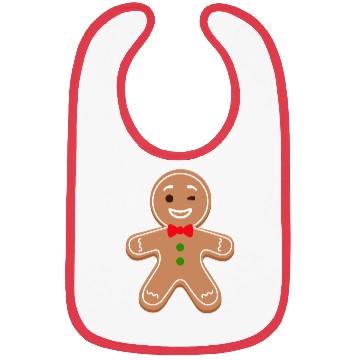 Discover Gingerbread man Bibs