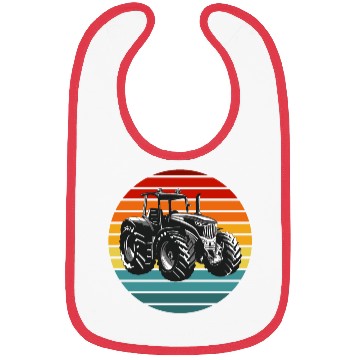 Discover Vintage Tractor Design Bibs