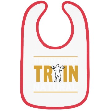 Discover Train hard train natural Bibs
