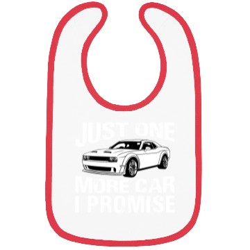 Discover Just One More Car I Promise Bibs