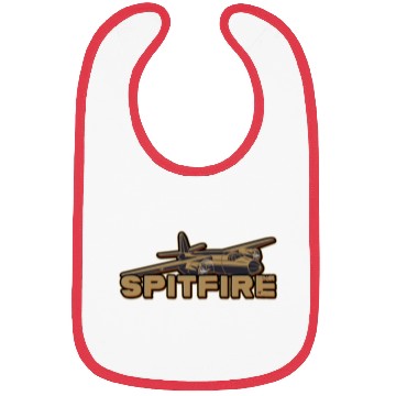Discover SPITFIRE SUPERMARINE WW2 FIGHTER PLANE Gift Bibs