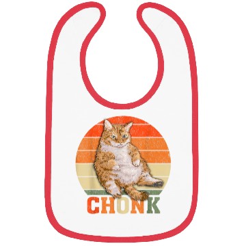 Discover Funny Overweight Chubby Chonk Cat Meme Memes Bibs