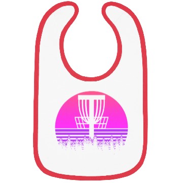 Discover Frisbee Retro 80s Style Gift Bibs