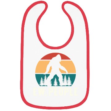 Discover Bigfoot Ew People Sasquatch Gift Bibs