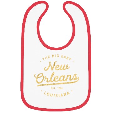 Discover New Orleans Classic Woodgrain The Big Easy Nola Us Bibs