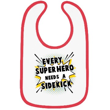 Discover Every Superhero Needs A Sidekick for Newborn Bibs