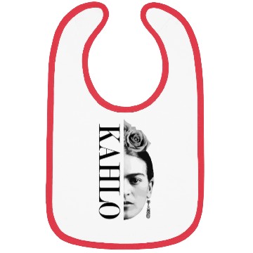 Discover Frida Kahlo Split Portrait Bibs