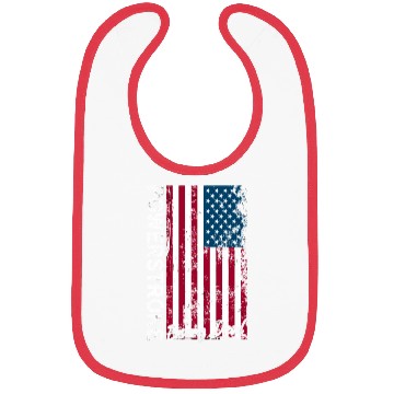 Discover Powerstroke Burning Diesel American Flag Usa Bibs
