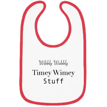 Discover Wibbly Wobbly Timey Wimey Stuf | Doctor Who Bibs