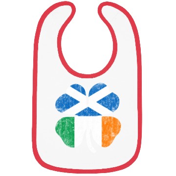Discover Irish Scottish Flag Ireland Scotland Shamrock St P Bibs