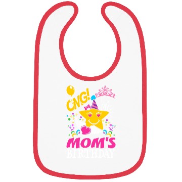 Discover OMG Its My Moms Birthday Bibs