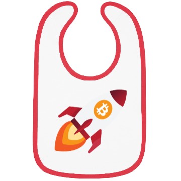 Discover Bitcoin Rocket - cryptocurrency crypto Bitcoins Bibs
