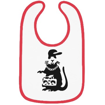 Discover Gangsta Rat - Banksy Graffiti Bibs