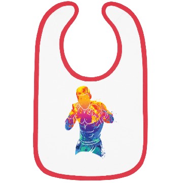 Discover Watercolor Martial Arts Bibs