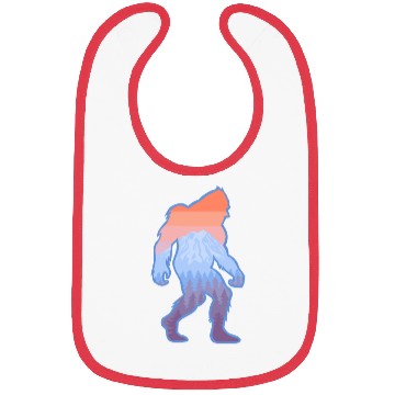 Discover Mt Rainier Bigfoot Sasquatch Bibs