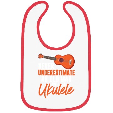 Discover Ukulele Design for a Uke Player Cool Musician Bibs