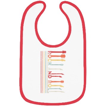 Discover Classic Rock And Roll Vintage Bibs Concert Band