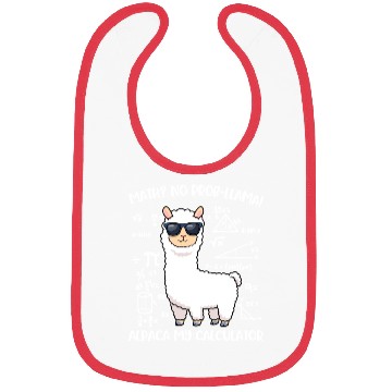 Discover Math Llama Funny Teacher Gift Bibs