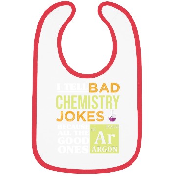 Discover Funny Science Argon Periodic Table Chemistry Jokes Bibs