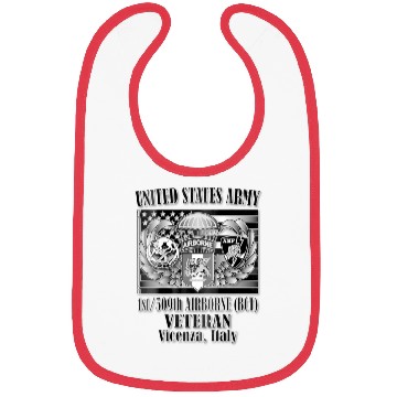 Discover 1 509th Airborne BCT Veteran Back Design Bibs