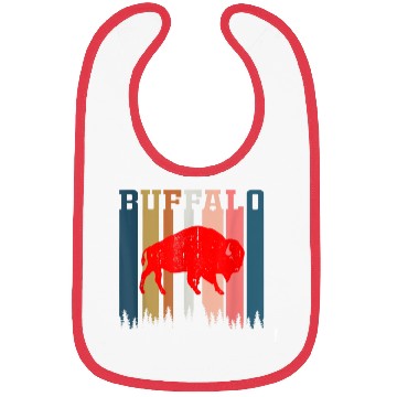 Discover Vintage Retro Bills Fan Mafia Gift For Buffalo Fan Bibs