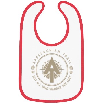 Discover Appalachian Trail Logo Hiking Wander in the US Bibs