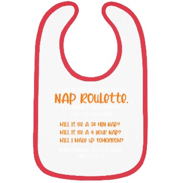 Discover Nap Roulette Gamer or Sleepyhead Gift Bibs