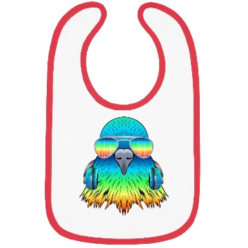 Discover Pigeon Dove Music DJ - Bird Collection Bibs