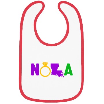 Discover New Orleans Bachelorette Party Map Mardi Gras Bibs