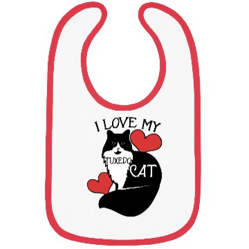 Discover I love my tuxedo cat Bibs