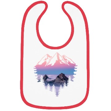 Discover Mountain Sunset Bibs