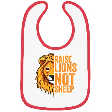 Discover Raise Lions Not Sheep Bibs