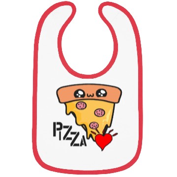 Discover Pizza Love Bibs