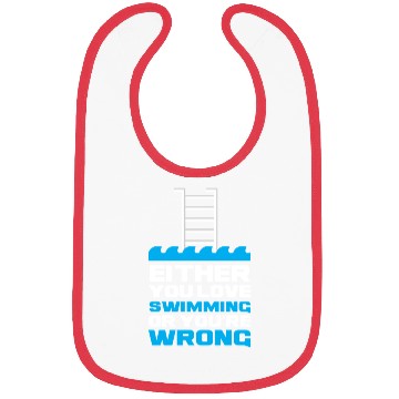 Discover Funny Swimming Swimmer Swim Bibs