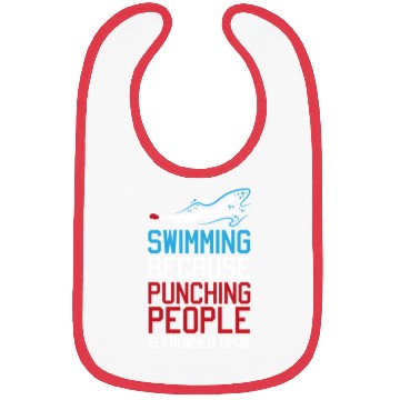 Discover Funny Swimming Swimmer Swim Bibs