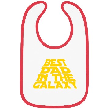 Discover Best Dad in the Galaxy, Father's Day Bibs