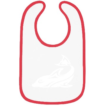 Discover Cool Tattoo Tribal Dolphin Design Vector Bibs