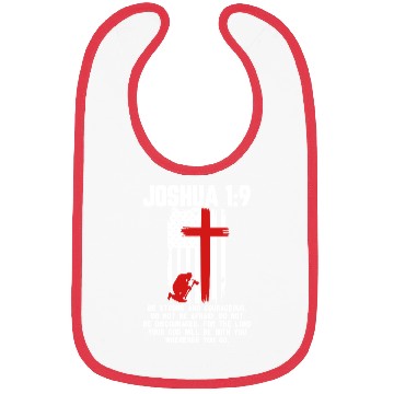 Discover Joshua 1:9 Fire fighter firefighter christian Bibs