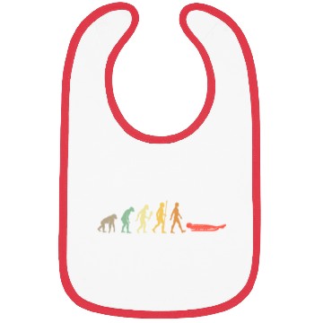 Discover Vintage Luge Evolution Winter Sport Gift Idea Bibs