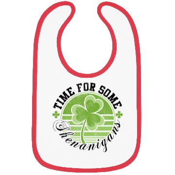 Discover Time For Some Shenanigans Shamrock On Lover Bibs