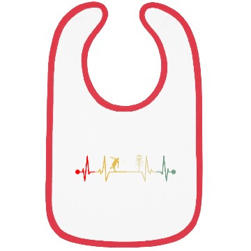 Discover Ultimate Disc Golf Heartbeat Retro Style Bibs