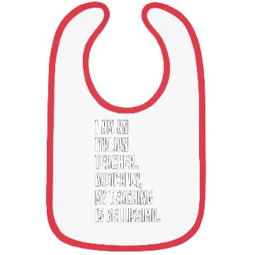 Discover Italian Teacher Bibs