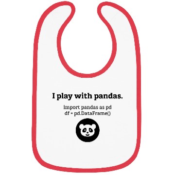 Discover Pandas data science informatics gift Bibs