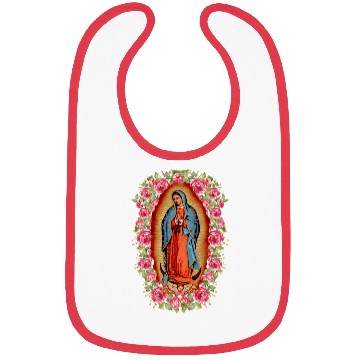 Discover Our Lady Virgen De Guadalupe Virgin Mary Bibs