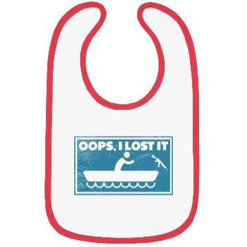 Discover Boating Gun Oops I Lost it Weapons Pew Guns Bibs